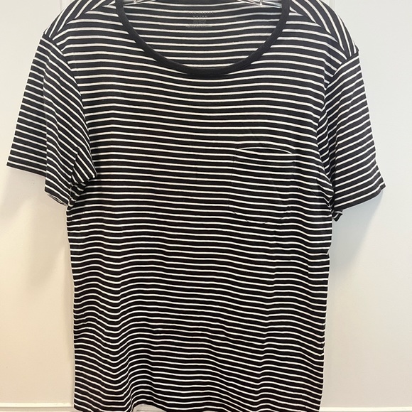 Club Monaco Striped Crew T-Shirt - Picture 2 of 4